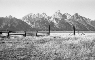 Tetons from Mormon Row – Antelope Flats, Wyoming