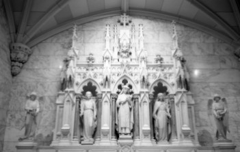 St. Patrick's Cathedral - NY (Olympus XA - Kodak TMax 100)