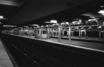 Jamaica Station - Jamaica, NY (Olympus XA - Kodak TMax 100)
