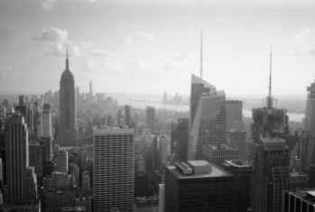 Downtown - NY (Olympus XA - Kodak TMax 100)