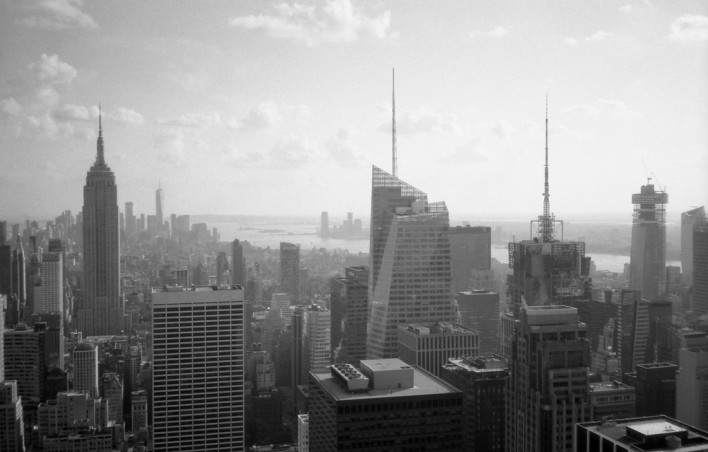 Downtown - NY (Olympus XA - Kodak Tri-X 400)