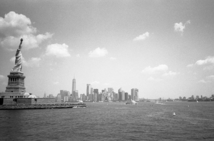 Liberty Island - New York (Olympus XA - Kodak TMax 100)